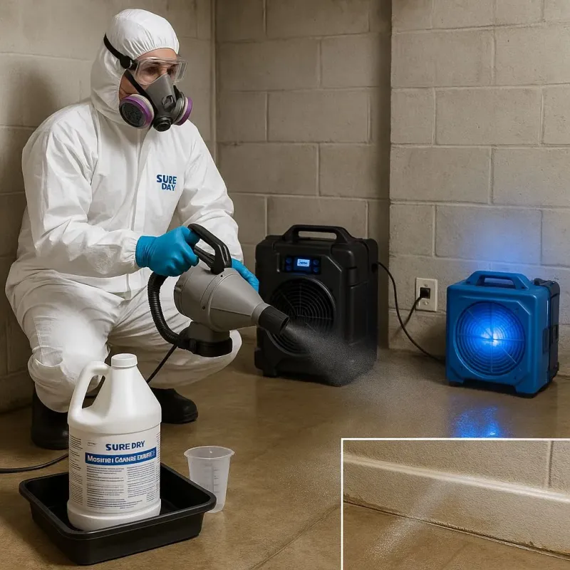 Sanitization and Odor Removal process in Haymarket, VA