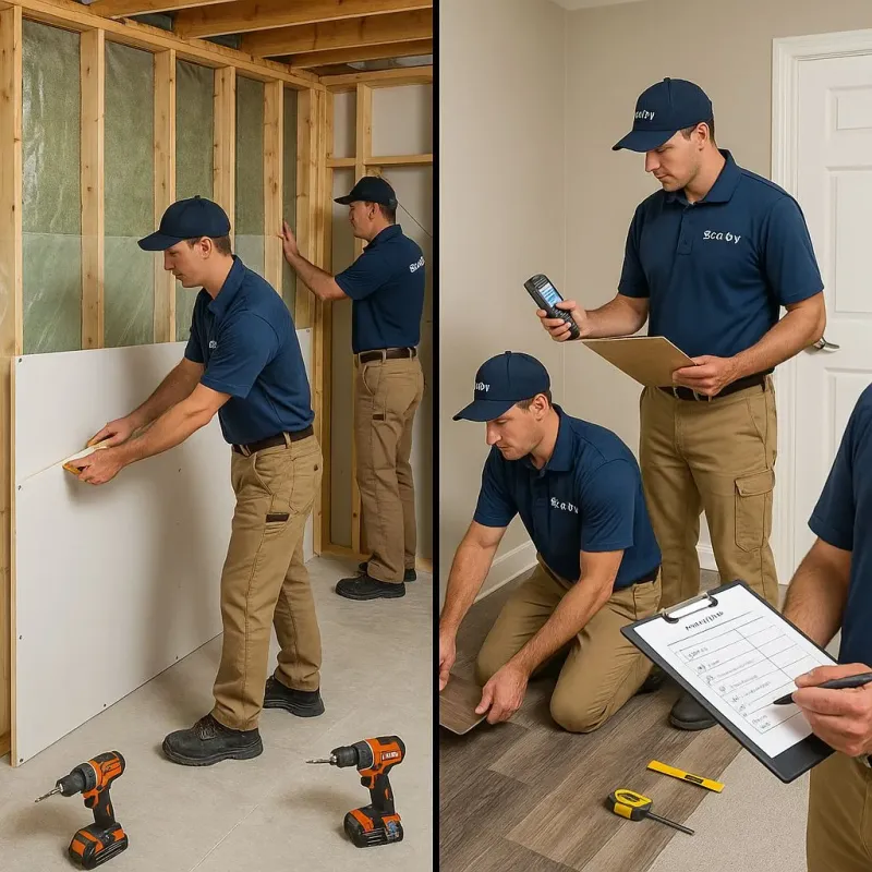 Repairs and Reconstruction process in Haymarket, VA